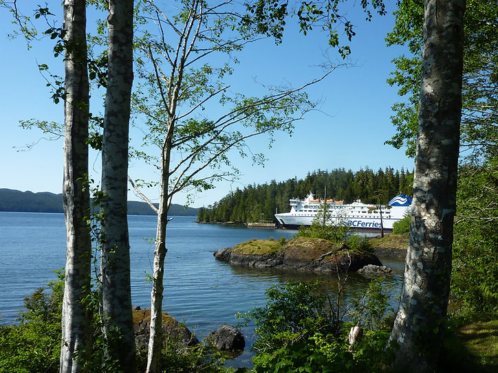Bear Cove ferry terminal, Port Hardy | cycle touring north Vancouver Island | fav ride North Island Highway