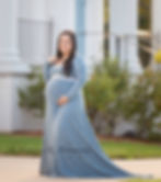 Vanna Gown - Steel Blue