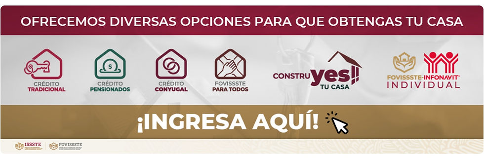 Enlace directo a la pagina oficial de FOVISSSTE