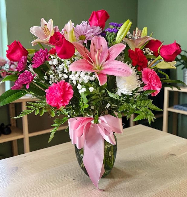 Mixed Flower Vase
