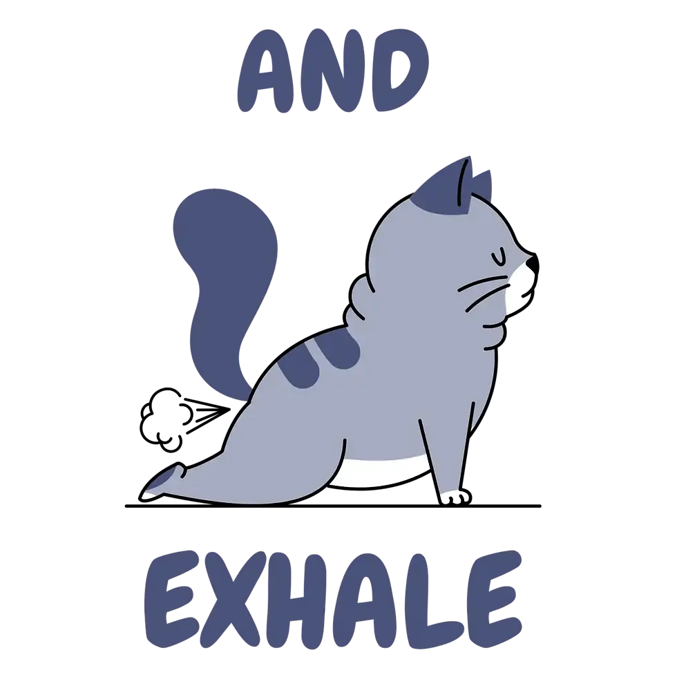 And Exhale Funny Regular Fit T-shirts buy online