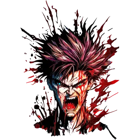 Fighter Oversized Trendy Anime T-shirts buy online