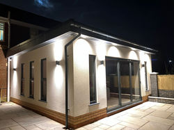 Completed house extension