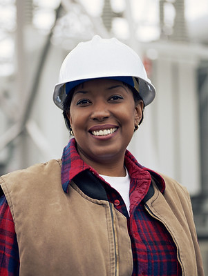 Female Worker Smiling