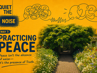 Practicing Peace: Quiet the Noise - Way #7