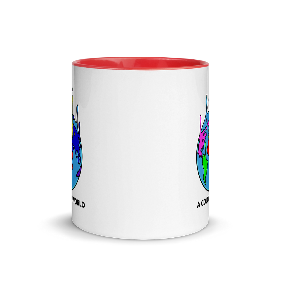 Thumbnail: A Colorful World Mug with Color Inside