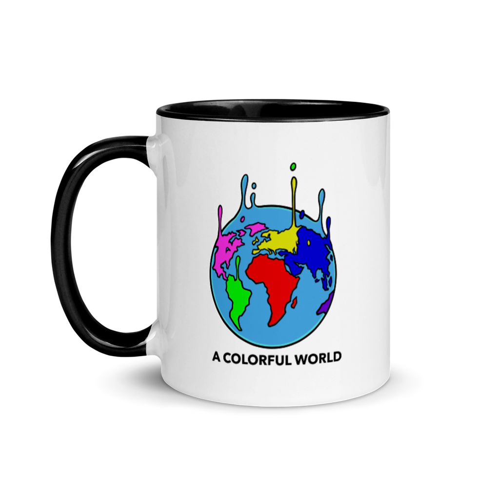 Thumbnail: A Colorful World Mug with Color Inside