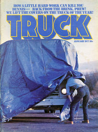 A TRUCK magazin 1977 januári szám címoldal