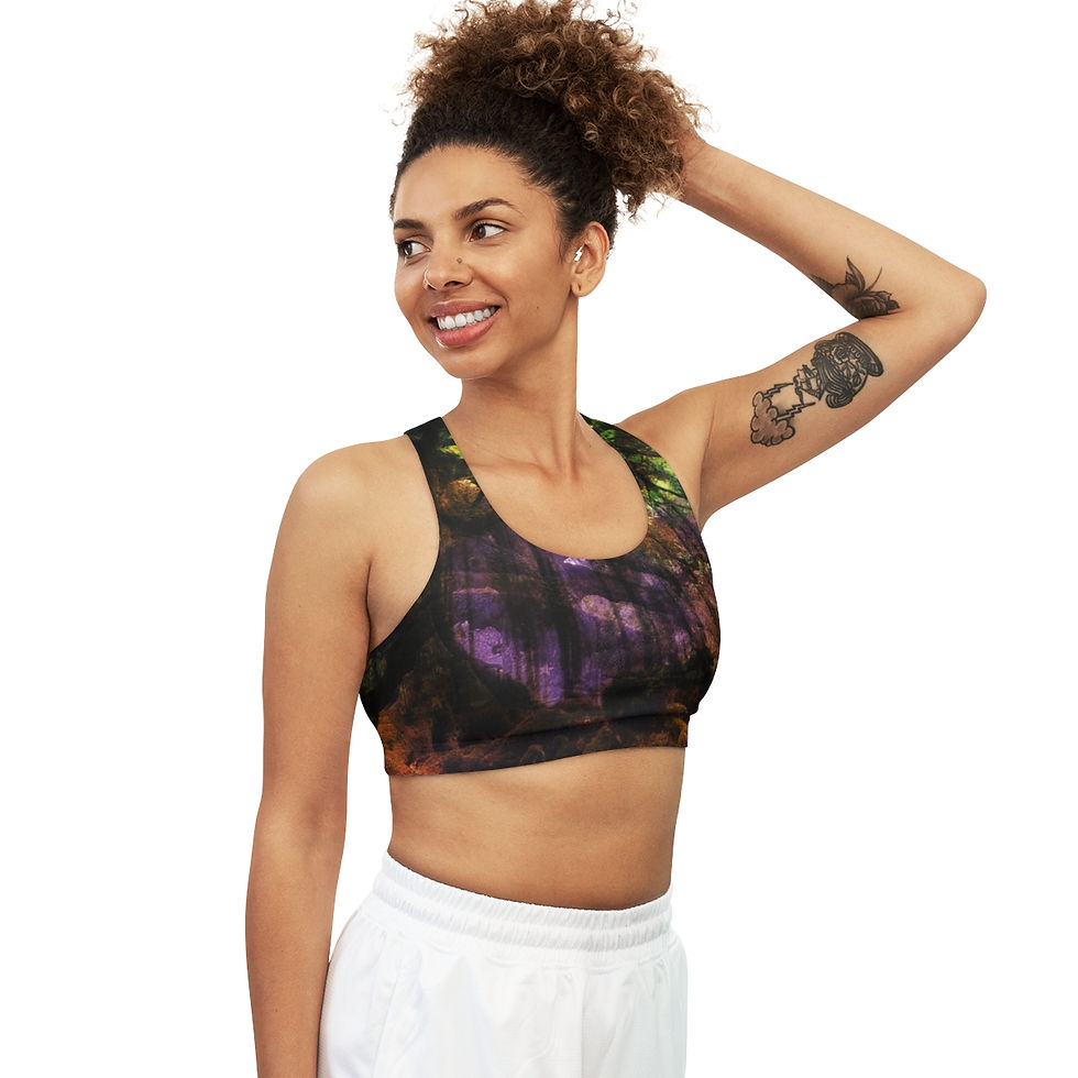 Thumbnail: Roots Seamless Sports Bra (AOP)