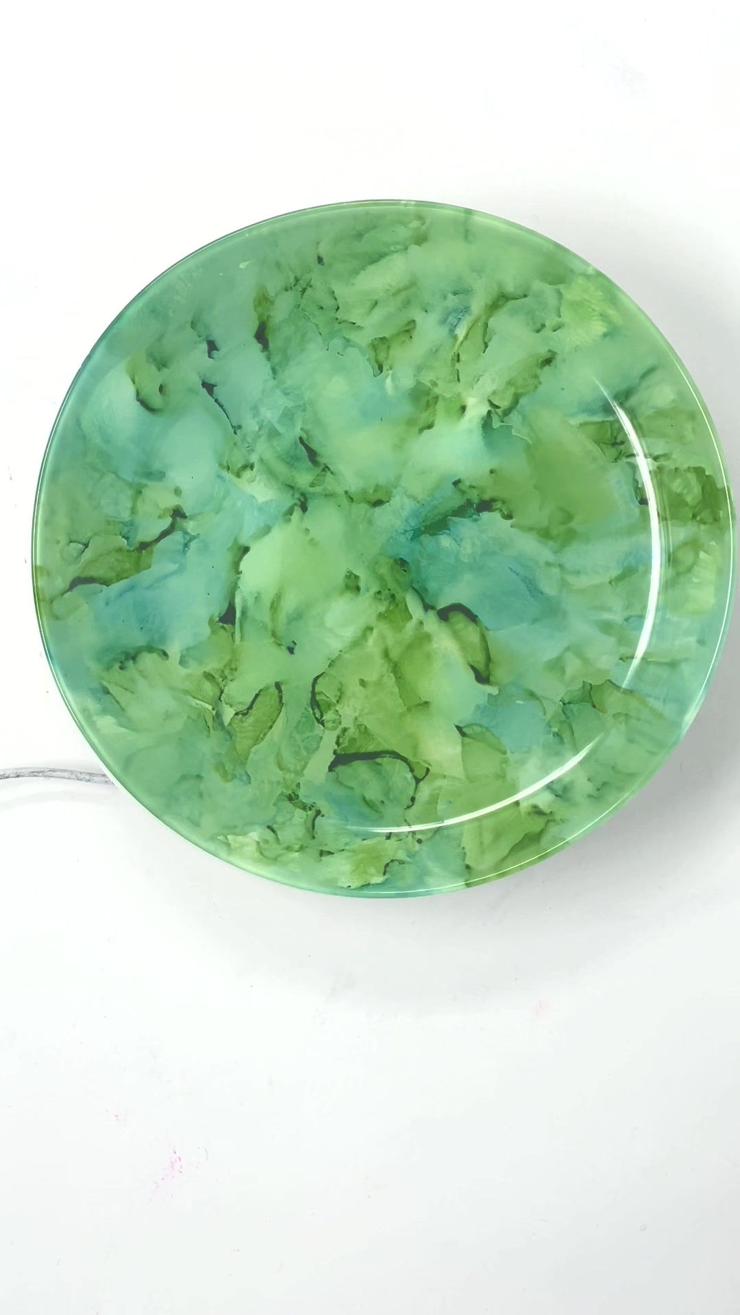 8" Teal Green Plate_02