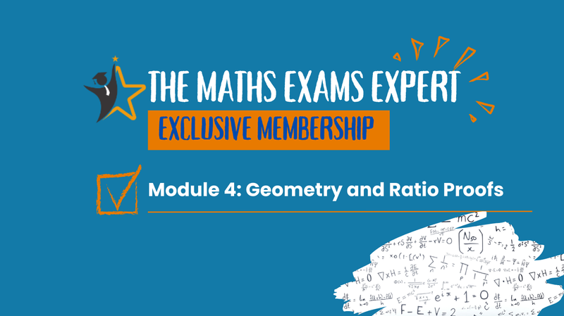 cover page for the lesson. Module 4: Proofs of the Ratio Theorems