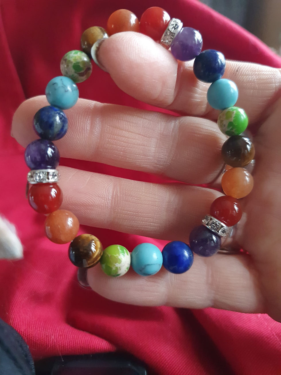 Miniature : Bracelet en pierre naturelle spécial chakras