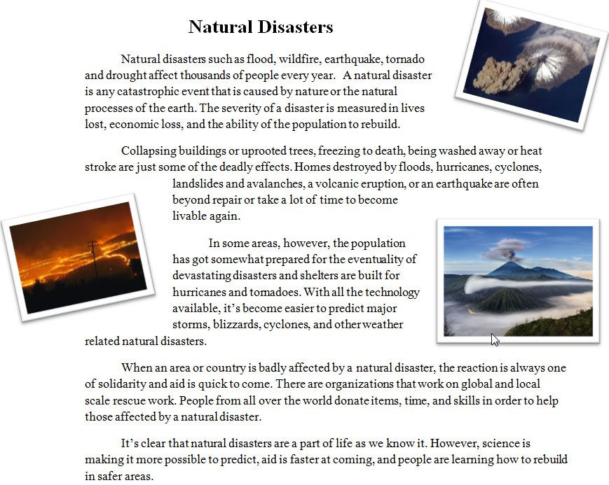Natural Disasters