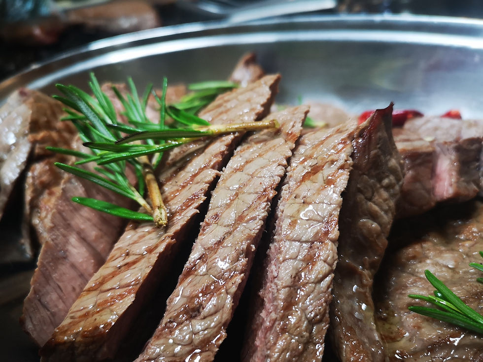 Tagliata di manzo al rosmarino