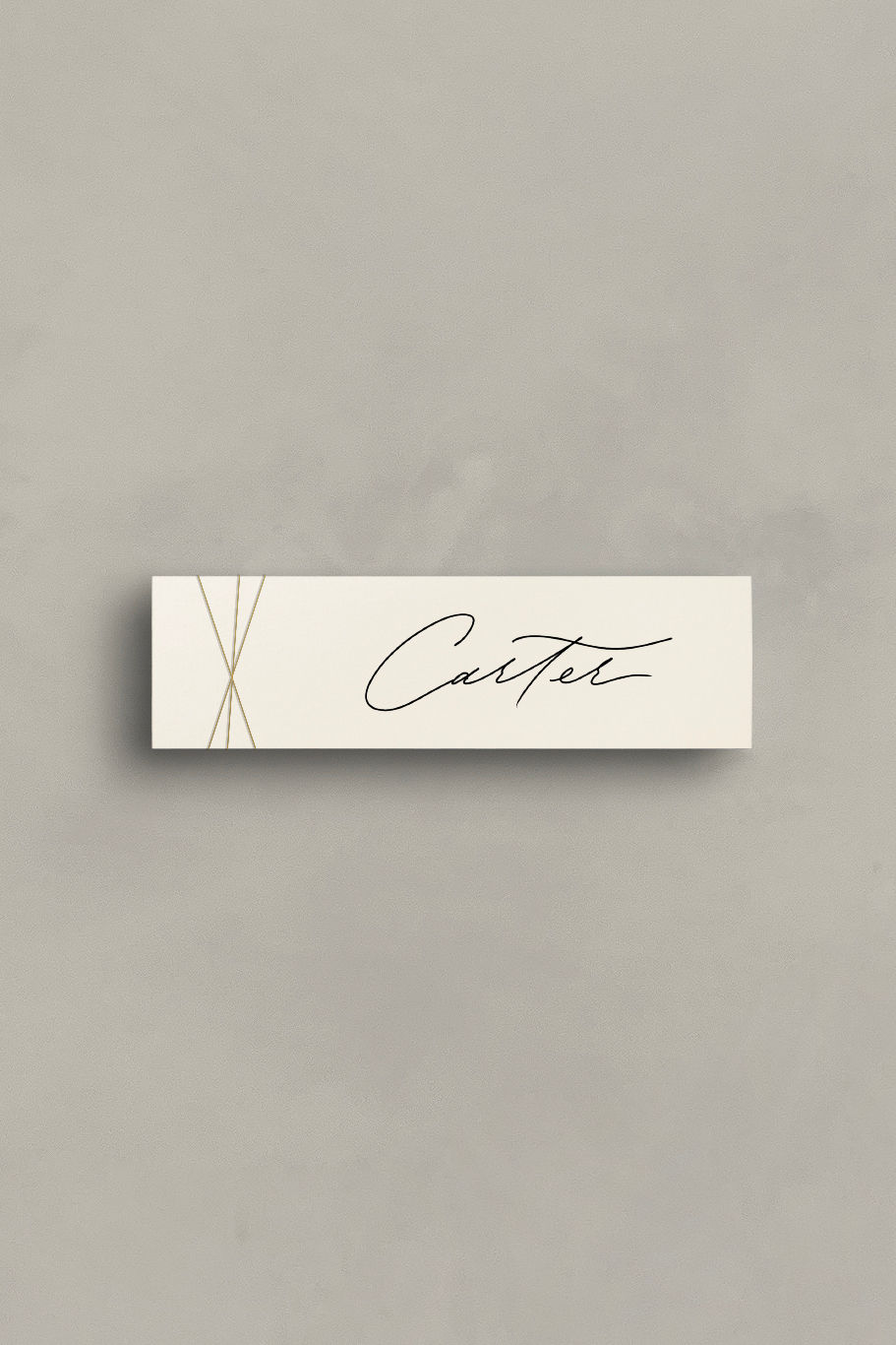 Thumbnail: Olive Name Card / Calligraphy
