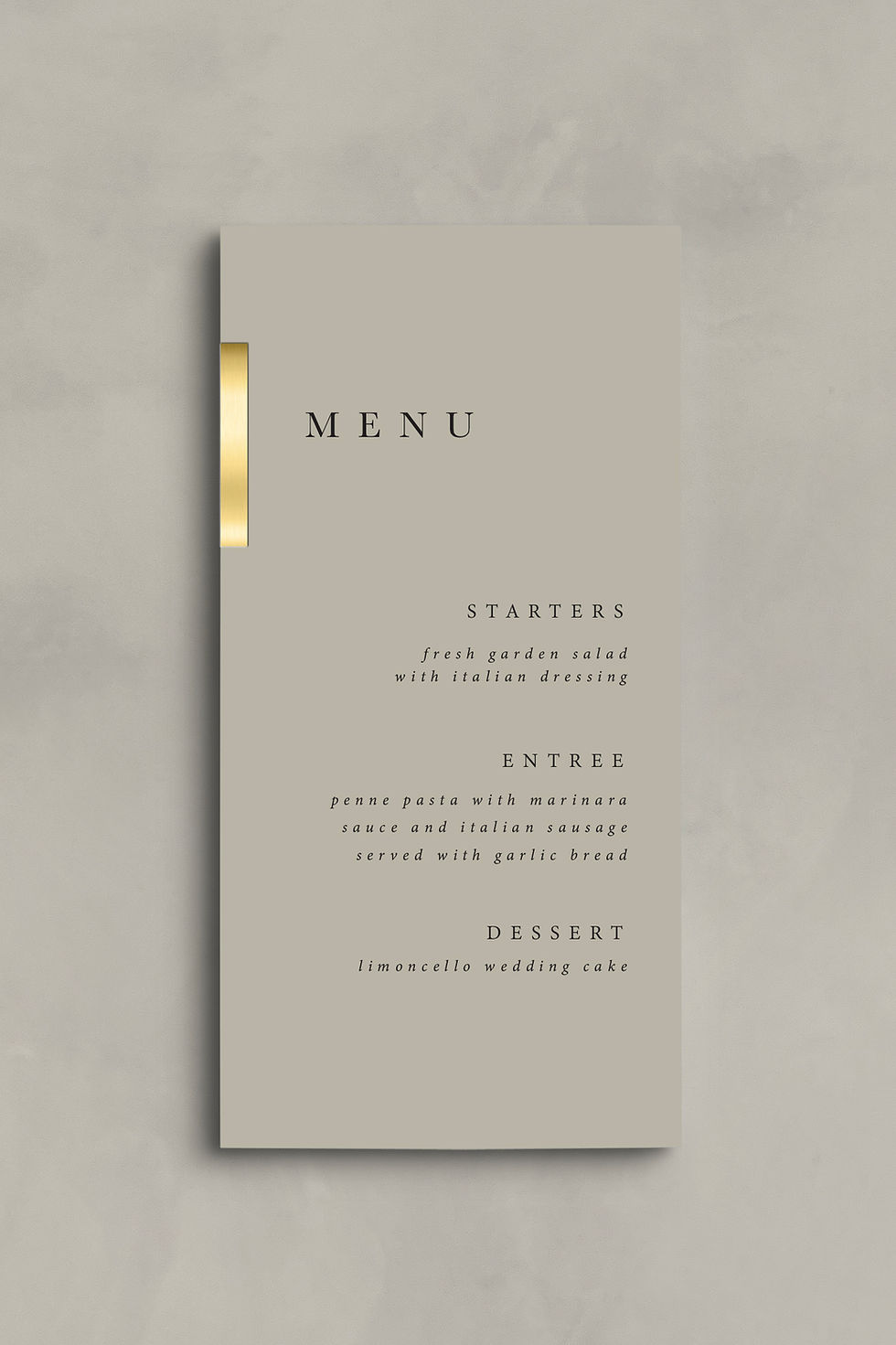 Thumbnail: Crew / Menu Card