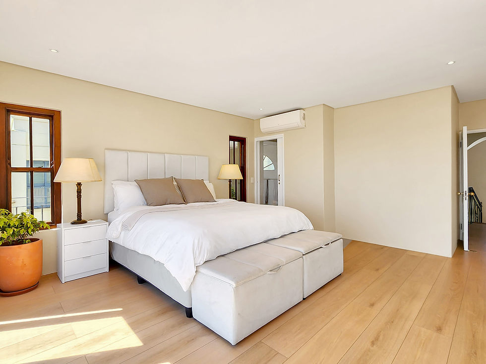 Minimalist Master Bedroom – Cape Town Luxury Villa