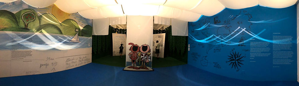 Expografia e Cenografia Terra à vista e pés na lua