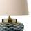 Thumbnail: JOY TABLE LAMP BLUE/WHITE FISH MOTIF WITH SHADE