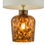 Thumbnail: LEANDRA DUAL LIGHT TABLE LAMP TORTOISESHELL GLASS WITH SHADE
