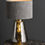 Thumbnail: WYCLIFFE TABLE LAMP SMOKED GLASS WITH SHADE