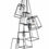 Thumbnail: TOWER 6LT CLUSTER PENDANT BLACK & POLISHED CHROME