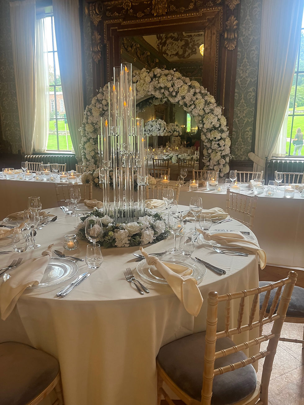 Glass Candelabra
