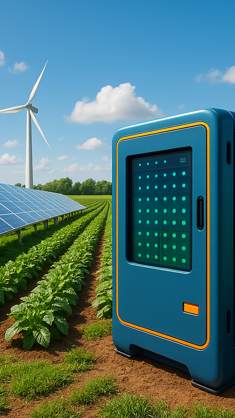 Almacenamiento de Energía Inteligente en el Sector Agro