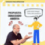 Dos personas improvisando. Una le hace una Propuesta Impro: Abierta