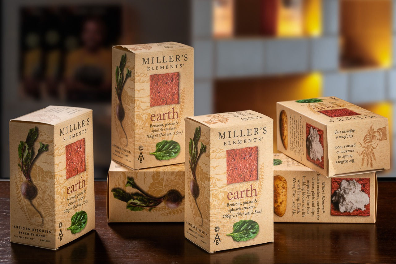 Crackers Millers Elements Earth (Uni | 100 Gr)