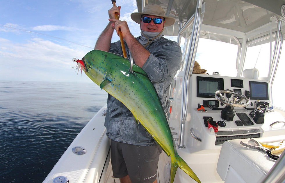 Keith with a mahi