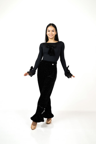 再販！Twinkle Pants（トゥインクルパンツ）＜Black色＞ | Tiara Dancewear