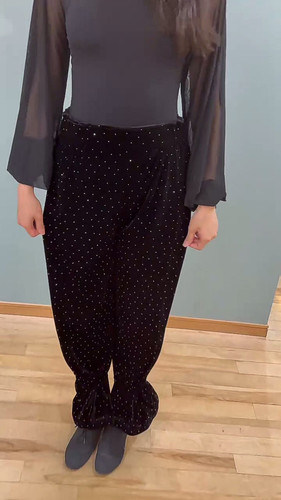 Twinkle Pants（トゥインクルパンツ）＜Black色＞ 再販！Twinkle Pants（トゥインクルパンツ）＜Black色＞ | Tiara Dancewear
