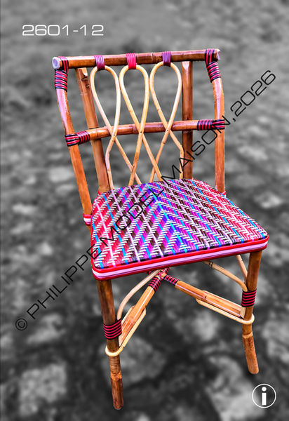 Philippe Model Fauteuil Rotin Rattan Armchair 