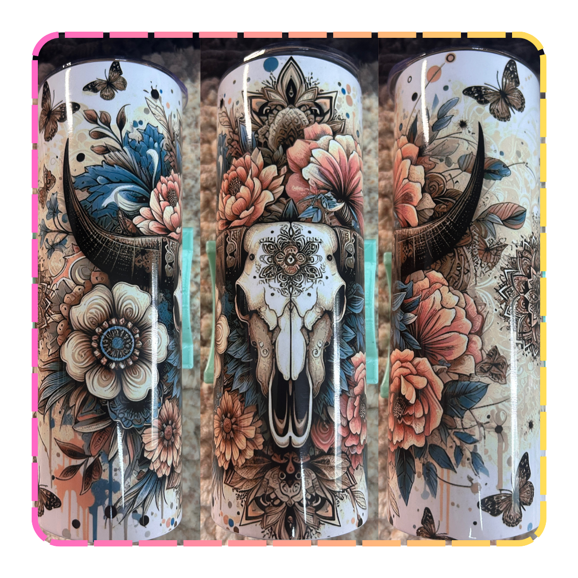 Western floral  - 20 oz tumbler