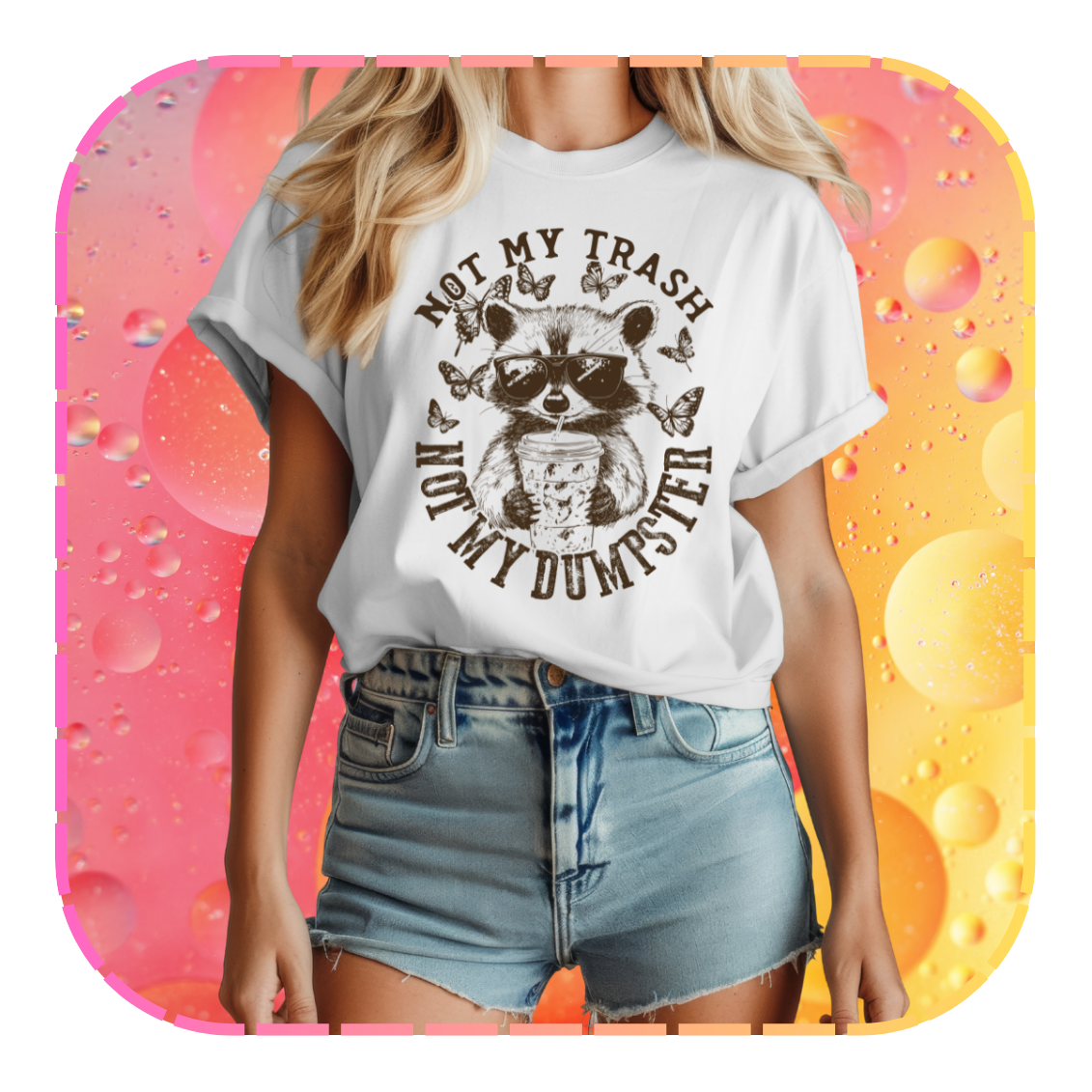 Not my trash  - T-Shirt