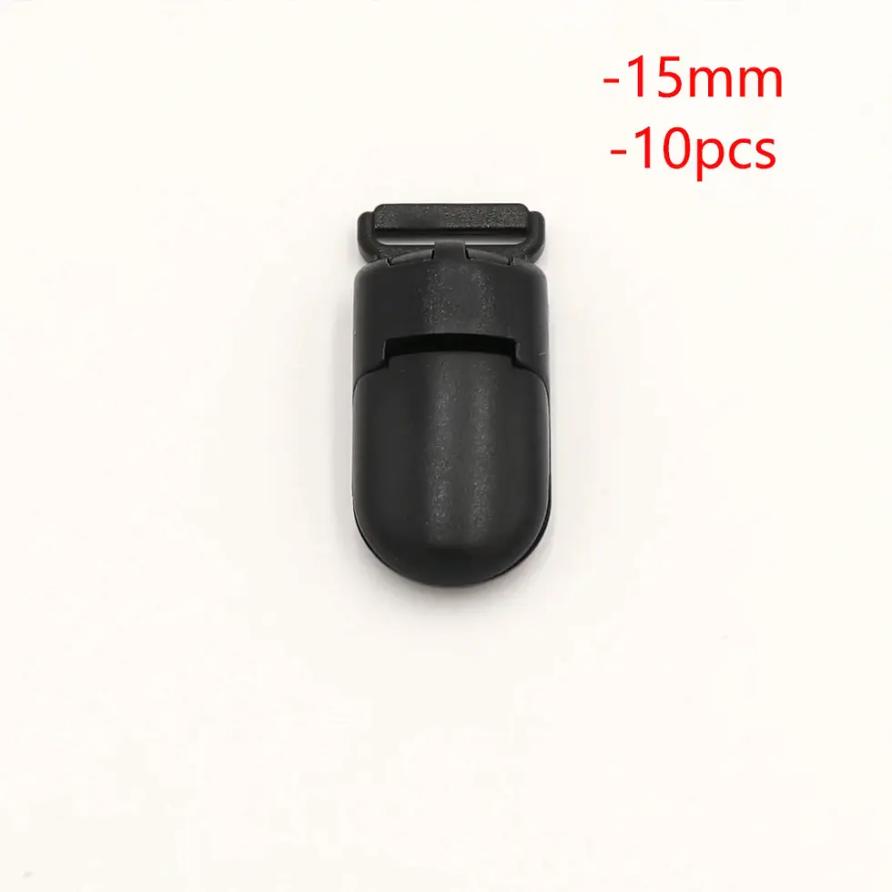 Miniaturbild: 10PC 15mm Baby Pacifier Clip Solid Plastic Pacifier Clips Soother Holder