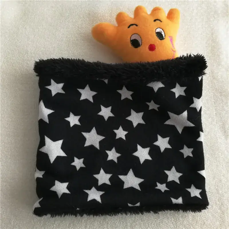 Miniaturbild: New Winter Scarf Infinity Baby Scarfs Five Star Boys Girls Cotton Kids Scarf