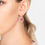 Thumbnail: Beatrice Oval Gemstone Drop Earrings Rose Gold Pink Tourmaline