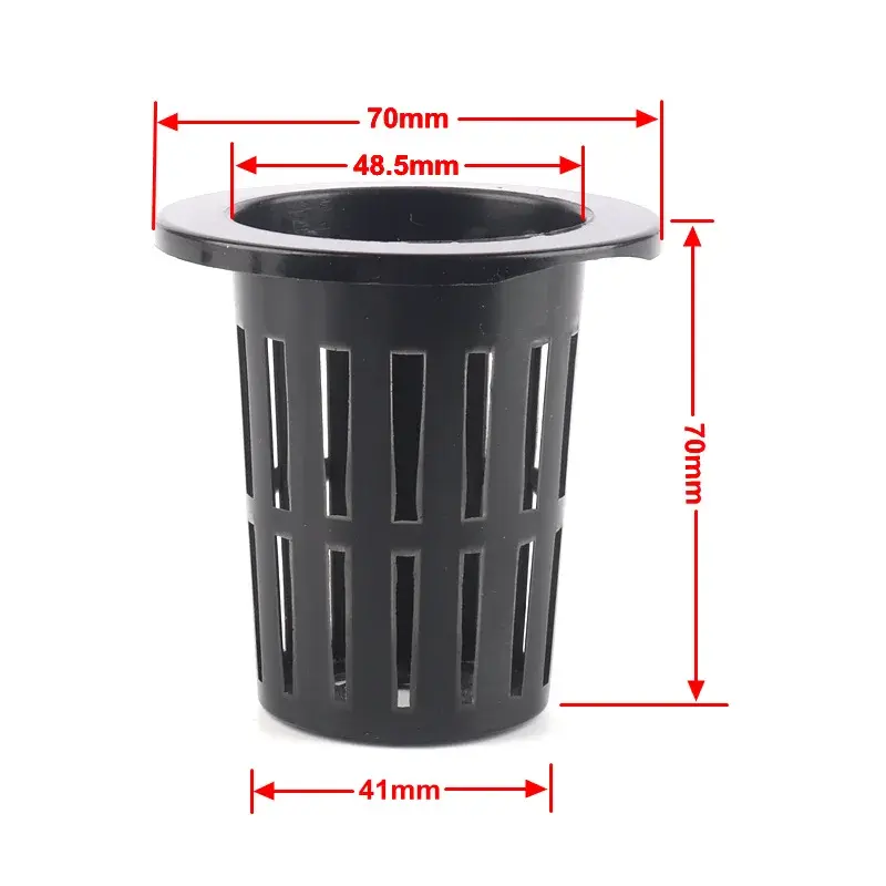 Miniaturbild: 50pcs Growing Basket Hydroponics Basket Vegetable Soilless Growing Plastic