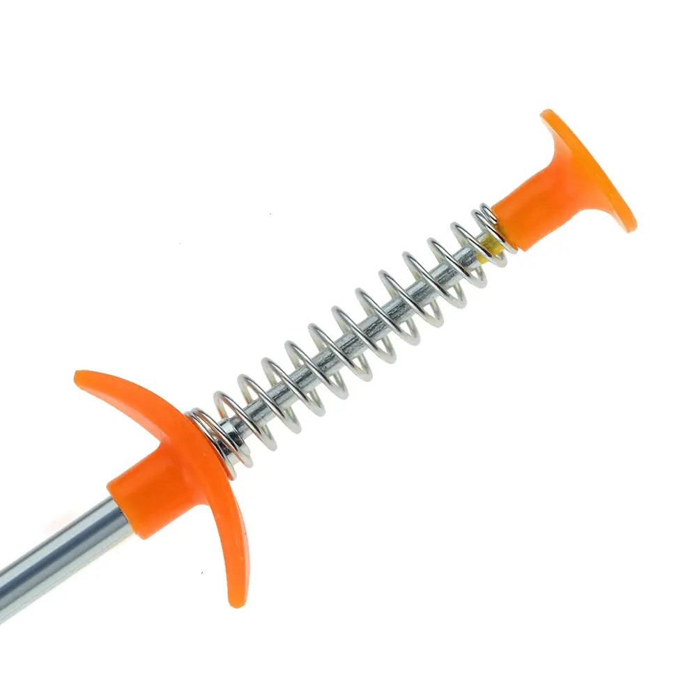 Thumbnail: 60CM Sewer Dredger Spring Pipe Dredging Tool Household Hair Cleaner