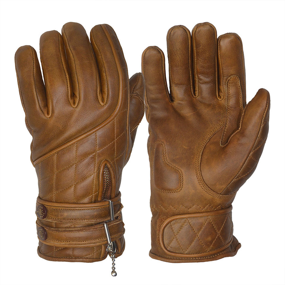 Miniaturbild: Quilted Cafe Racer Gloves