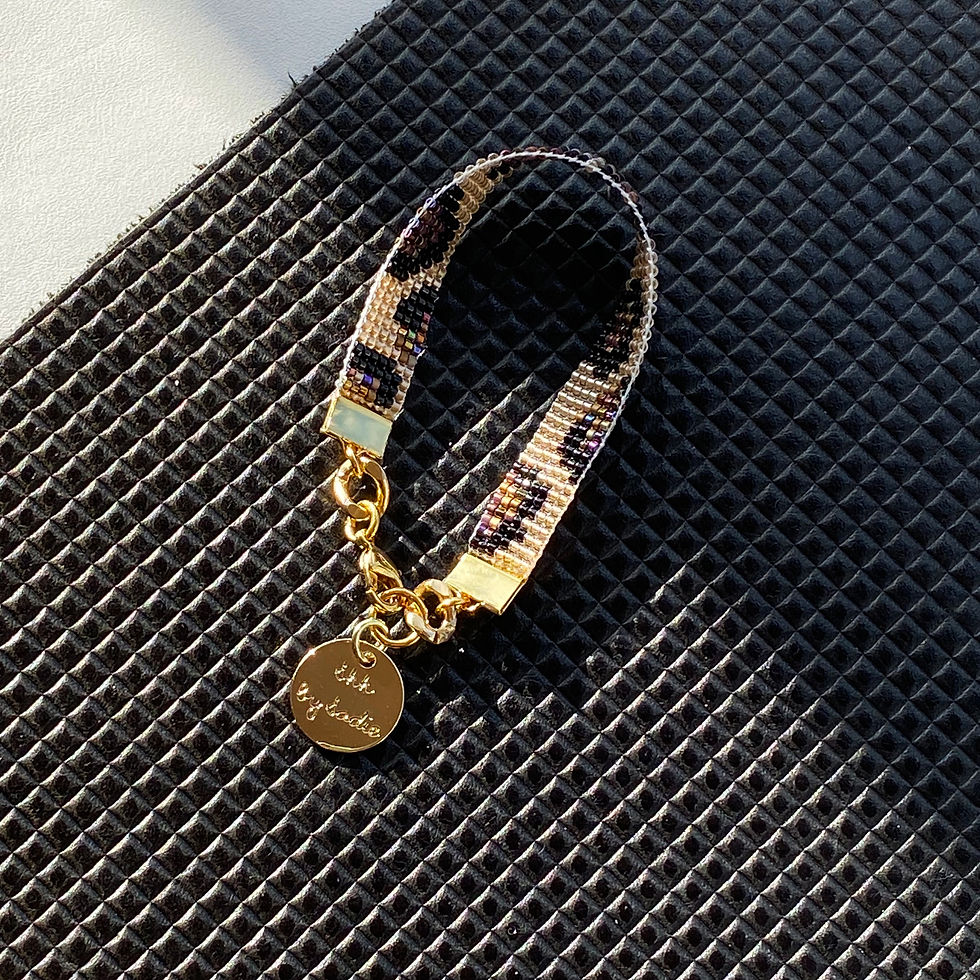 Thumbnail: Skinny Leopard Print Bracelet