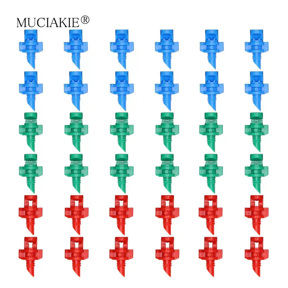 MUCIAKIE 60pcs/Pack 90 180 360 Degree Refraction Nozzle
