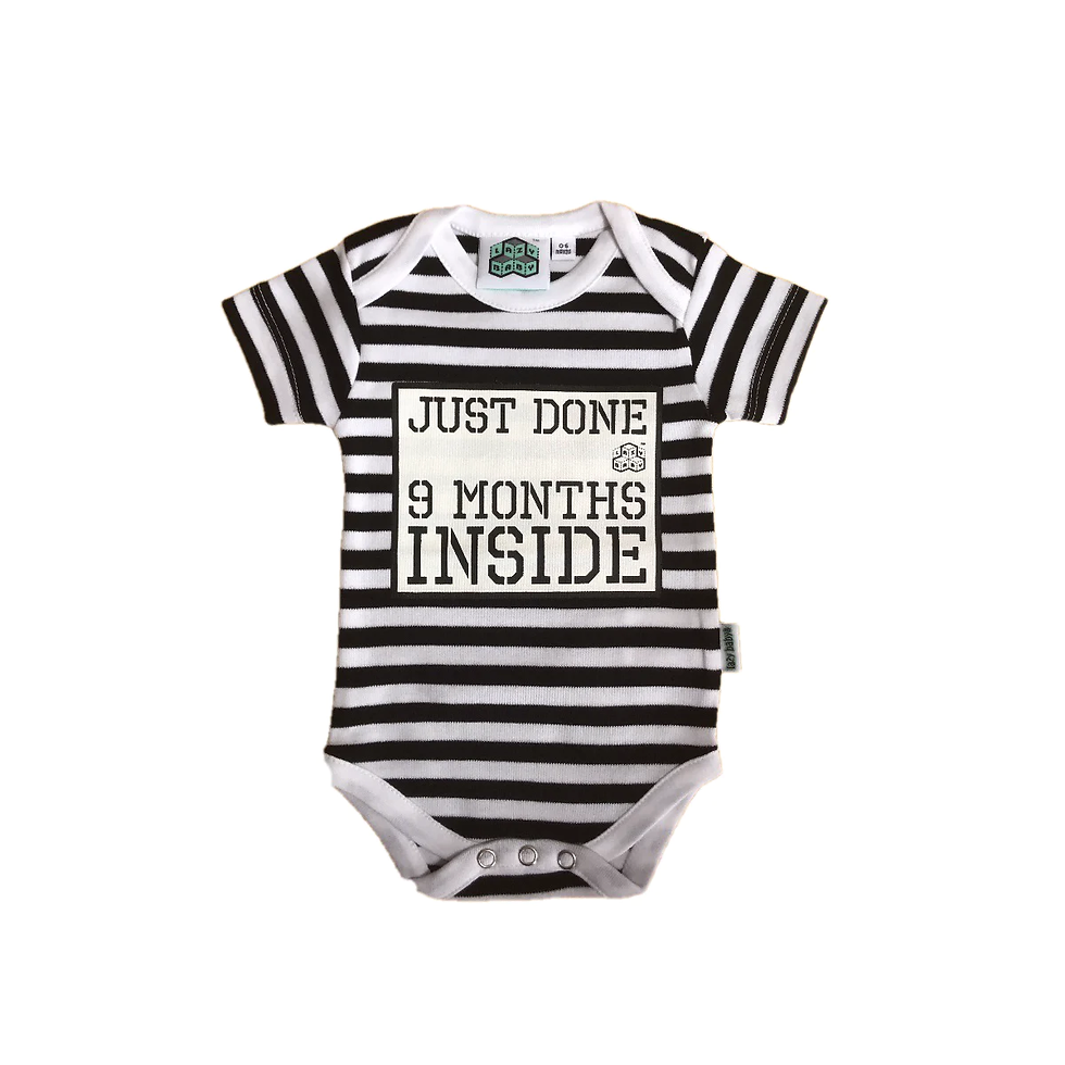 New Born Gift -Just Done 9 Months Inside® Vest - Pregnancy Reveal