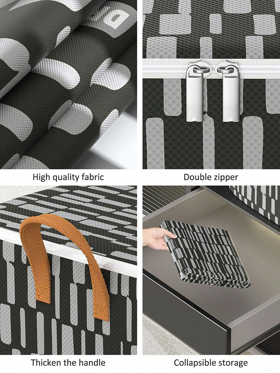 Miniaturbild: Gray Clothes Storage Bag Neatly Organize Protect and Store Garments