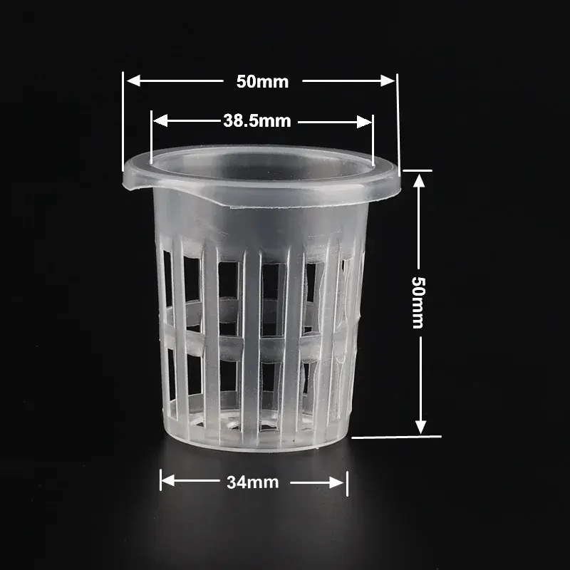 Miniaturbild: 50pcs Growing Basket Hydroponics Basket Vegetable Soilless Growing Plastic