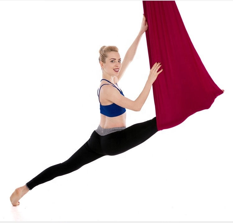 Thumbnail: Premium Yoga Hanging Sling Aerial Pilates Nylon Fabric Antigravity Flying Yoga