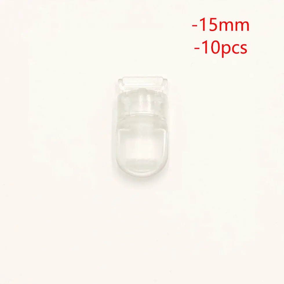 Miniaturbild: 10PC 15mm Baby Pacifier Clip Solid Plastic Pacifier Clips Soother Holder