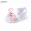 Thumbnail: Lytwtw's Children Baby Kids Boys Girls Shoes Non-Slip Canvas Bowknot Sandals